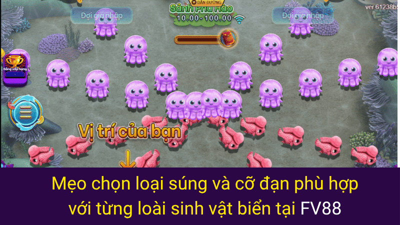 Mẹo chọn loại súng và cỡ đạn phù hợp với từng loài sinh vật biển tại FV88